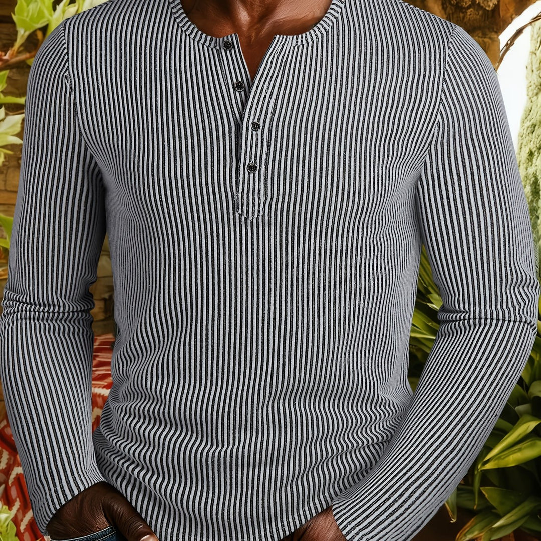 Callahan | Ribbed Long-Sleeve Henley