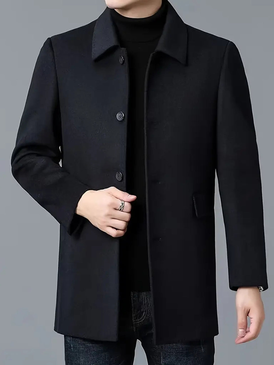 Nicholas | Refined Single-Breasted Coat