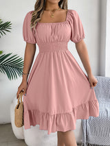 Lorraine | Square Neck A-Line Dress