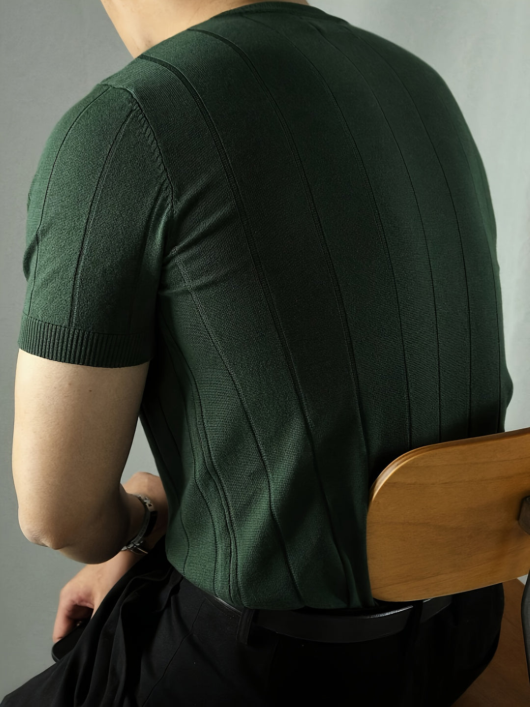 Landon | Ribbed Short-Sleeve Top