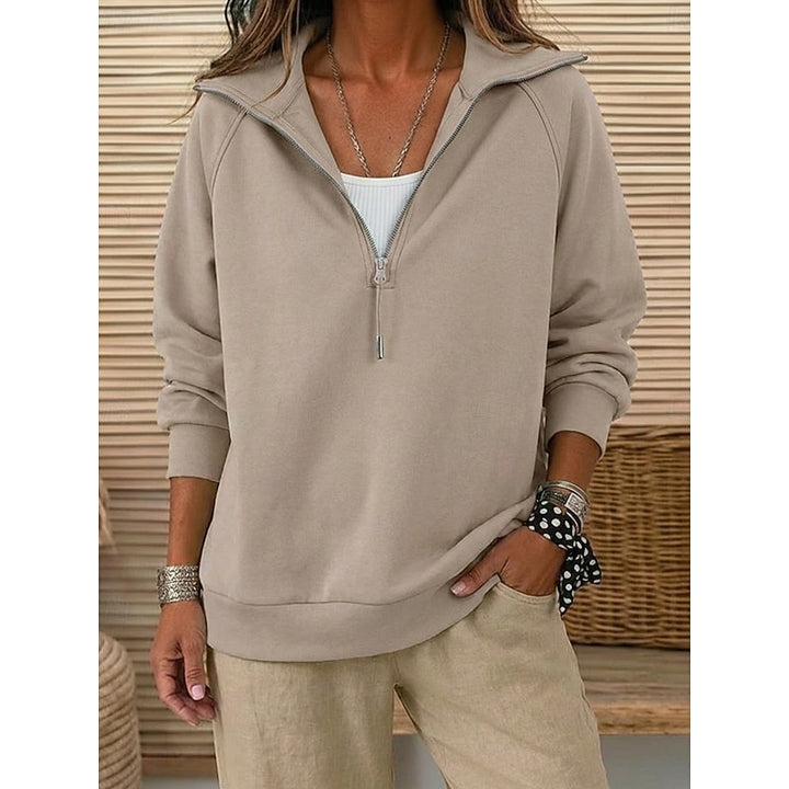 Vera | Quarter-Zip Collared Pullover