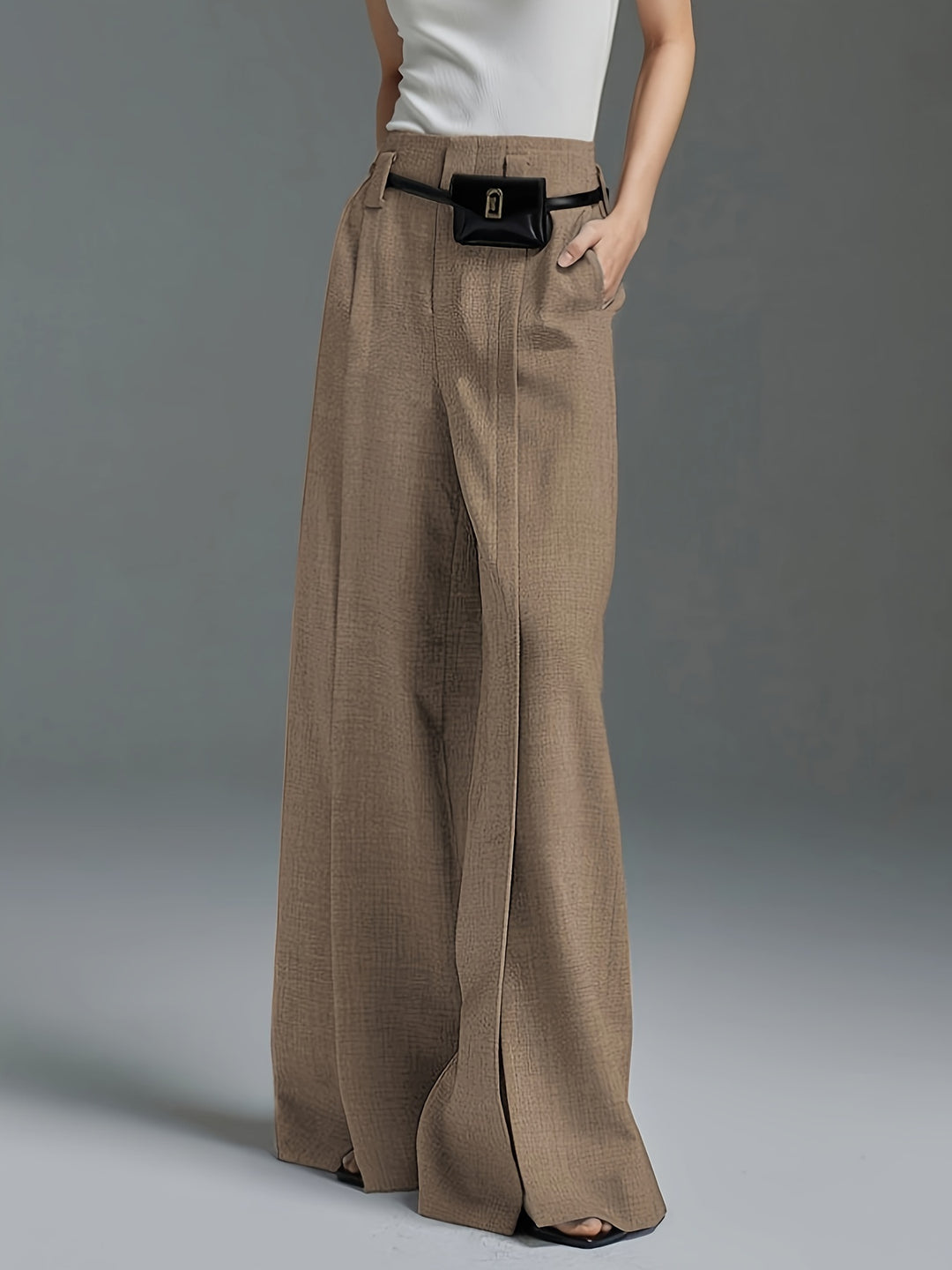 Leona | Wide-Leg Tailored Trousers