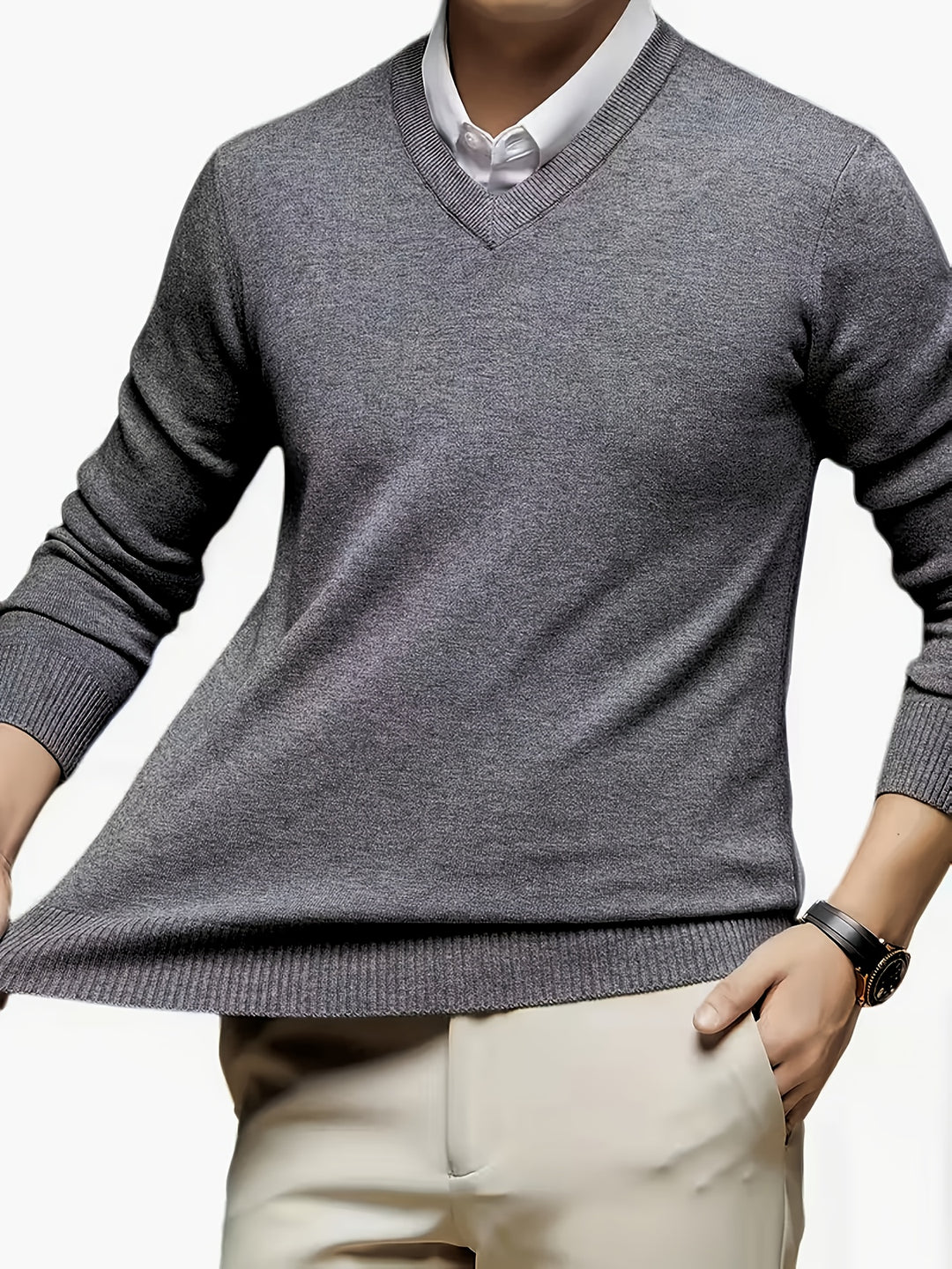 Vincent | Refined V-Neck Sweater