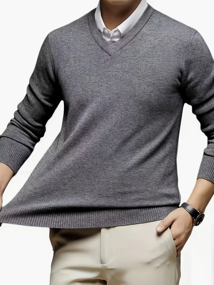 Vincent | Refined V-Neck Sweater