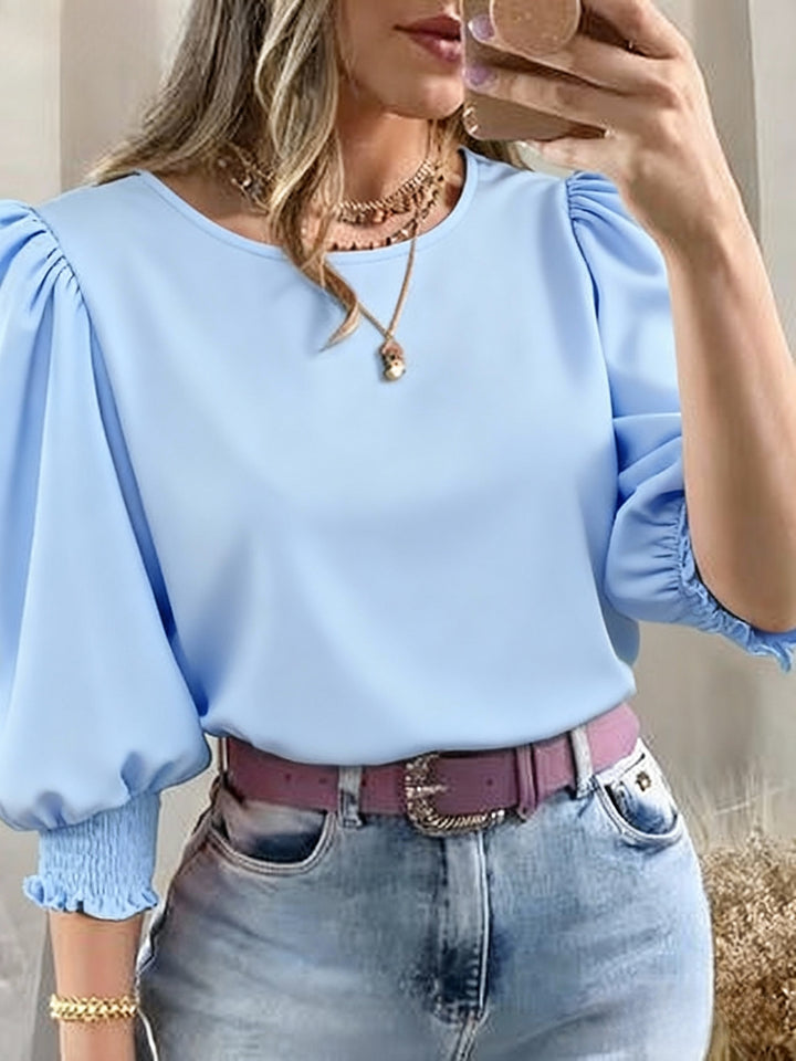 Maren | Refined Puff-Sleeve Blouse