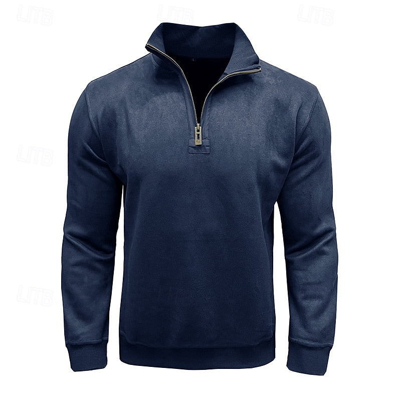 Raymond | Half-Zip Stand-Collar Sweatshirt