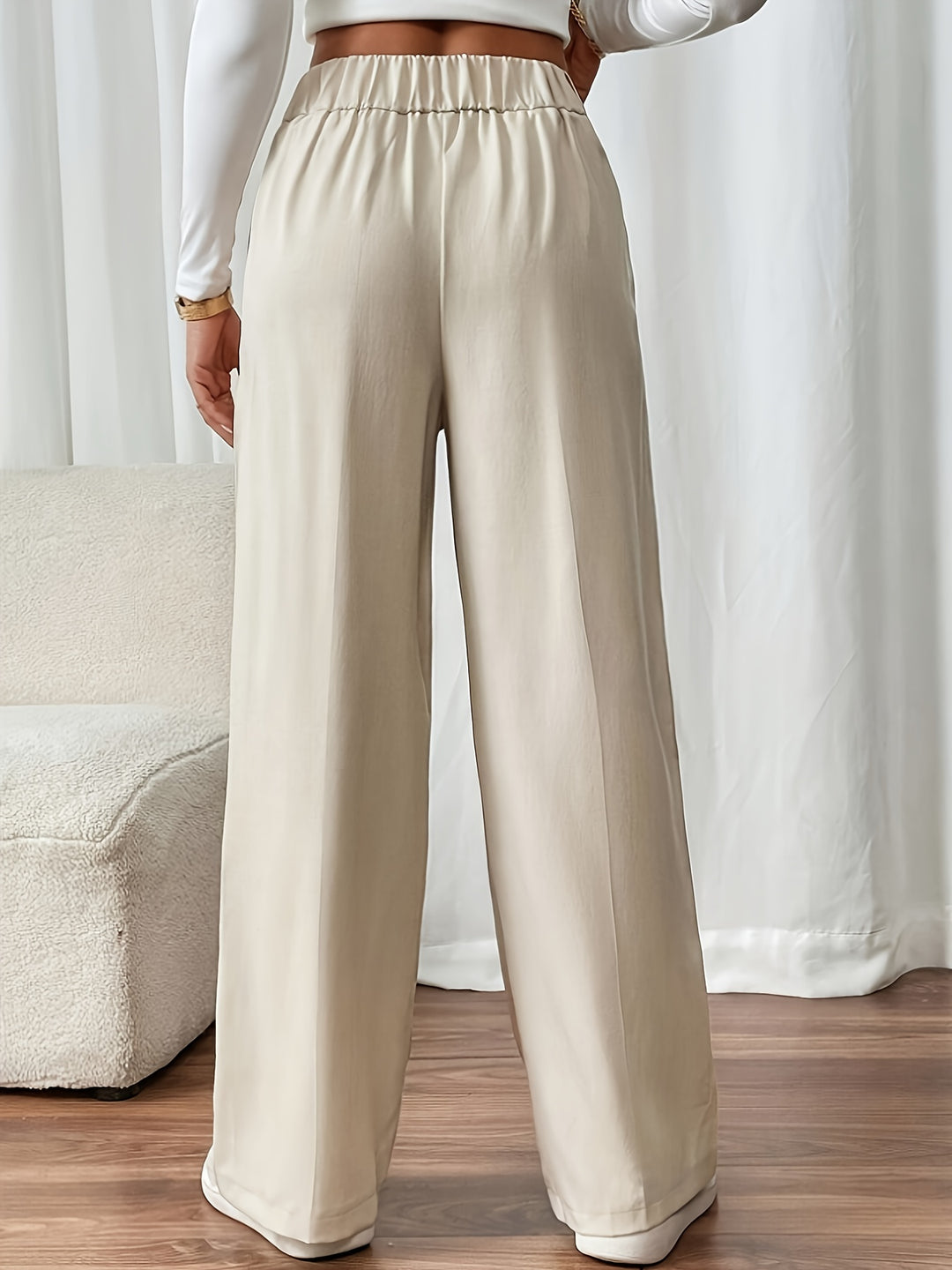 Adrienne | High-Waisted Wide-Leg Trousers