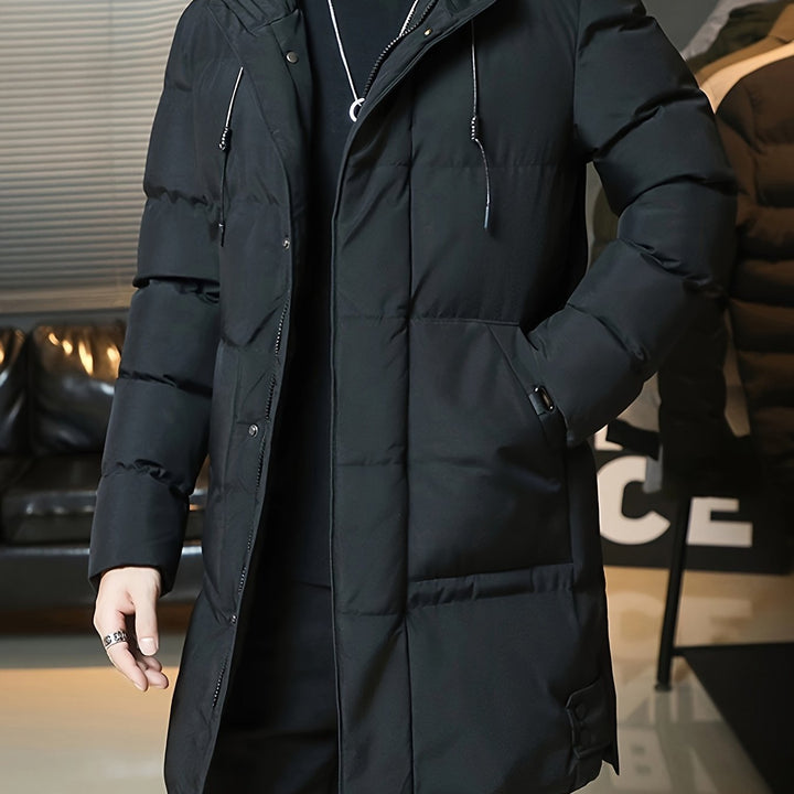 Elliot | Hooded Longline Padded Coat