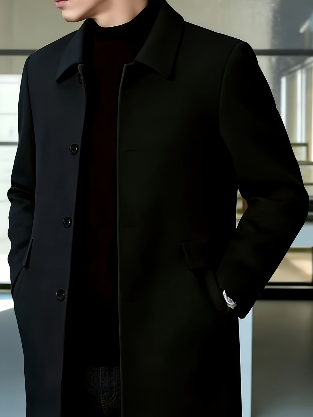 Anthony | Refined Single-Breasted Coat