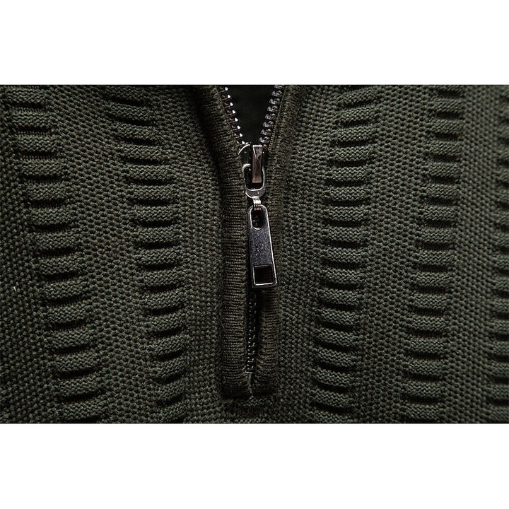 Edwin | Textured Half-Zip Sweater