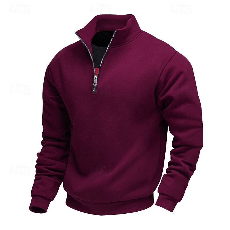 Sebastian | Refined Quarter-Zip Sweatshirt