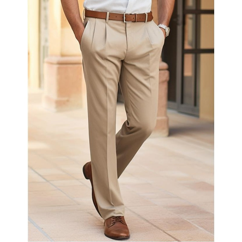 Harvey | Tailored Straight-Leg Pants