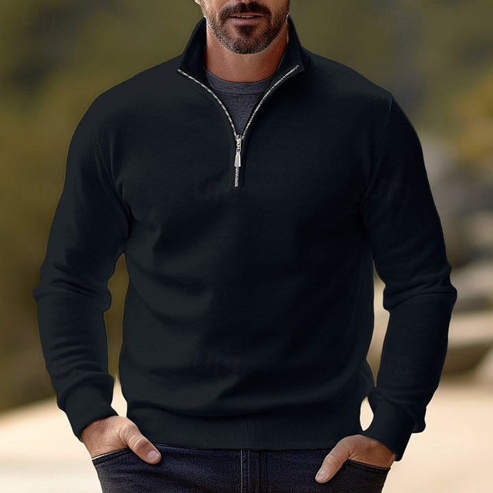 Wesley | Refined Half-Zip Pullover