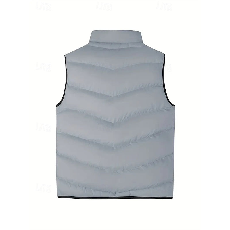 Trevor | Quilted Stand-Collar Vest