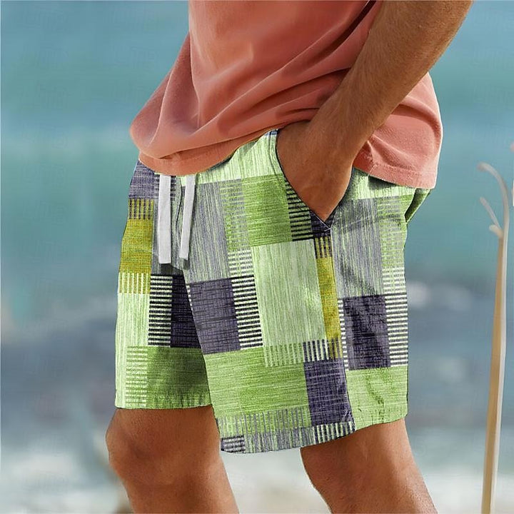 Tobias | Patchwork Swim Shorts