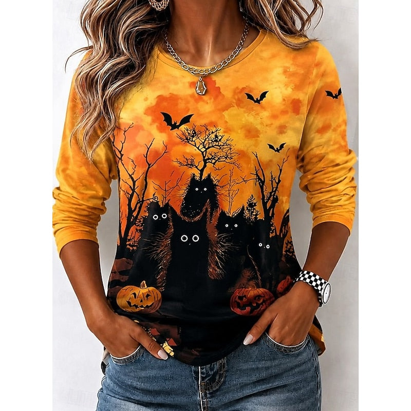Isadora | Witch Silhouette Halloween Top