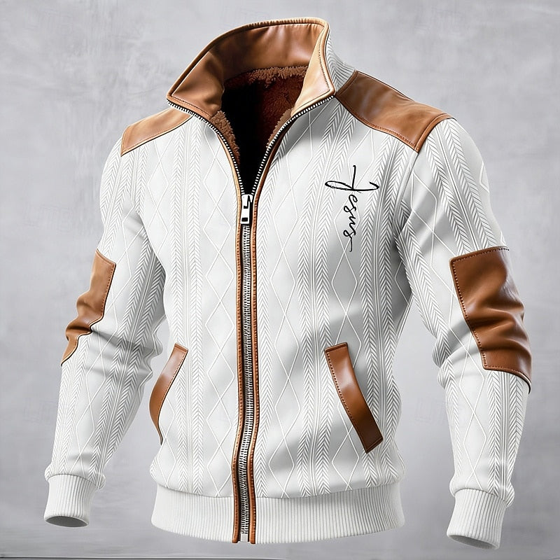Baxter | Contrast Stand-Collar Jacket