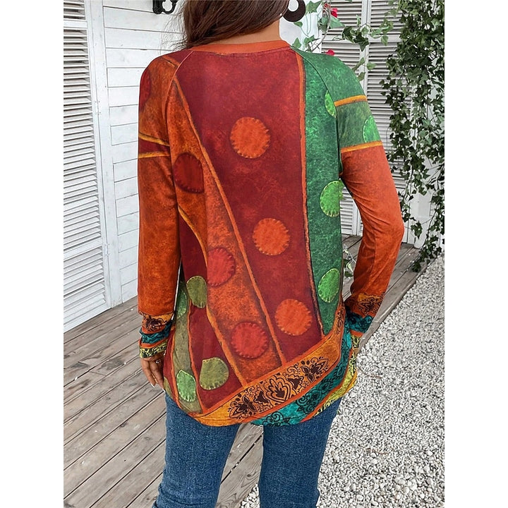 Teresa | Vintage Art-Print Tunic