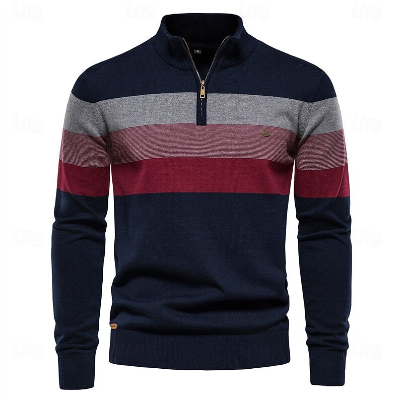 Edgar | Quarter-Zip Knit Sweater