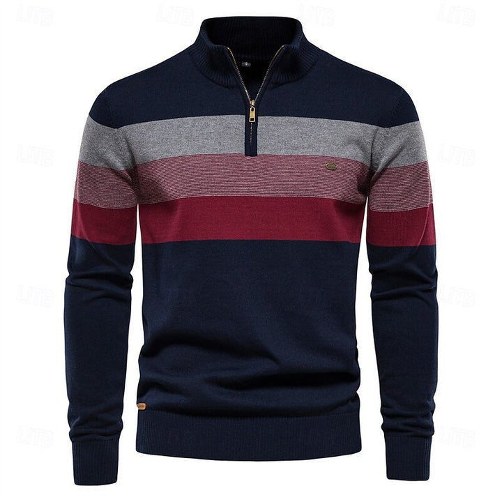 Edgar | Quarter-Zip Knit Sweater