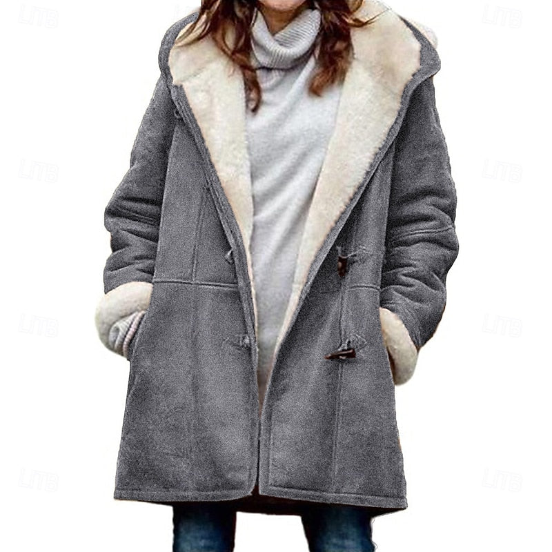 Adeline | Hooded Toggle Coat