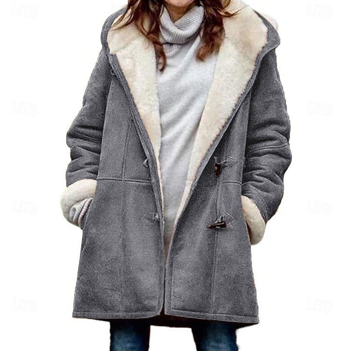 Adeline | Hooded Toggle Coat