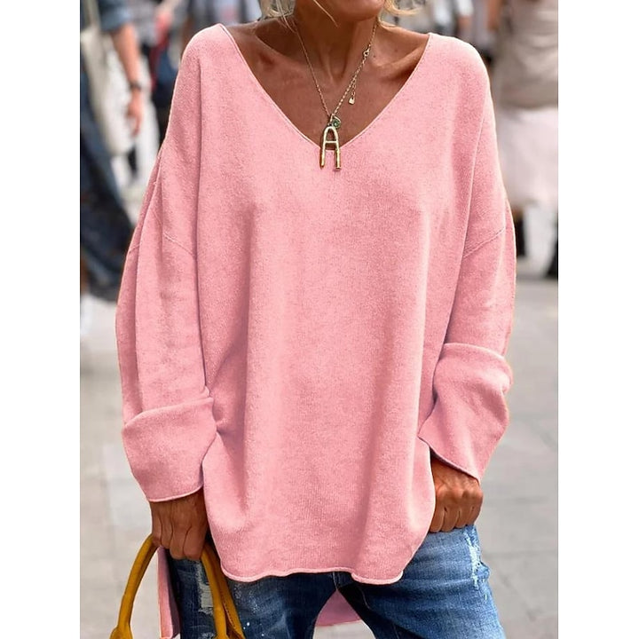 Camille | Relaxed V-Neck Pullover