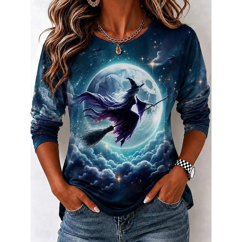 Isadora | Witch Silhouette Halloween Top
