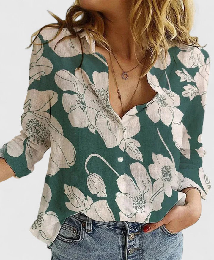 Ingrid | Relaxed Button-Up Blouse