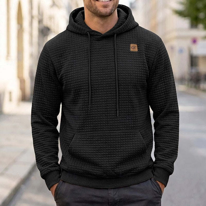 Colton | Textured Hooded Pullover