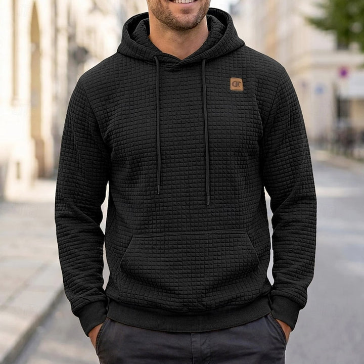 Colton | Textured Hooded Pullover