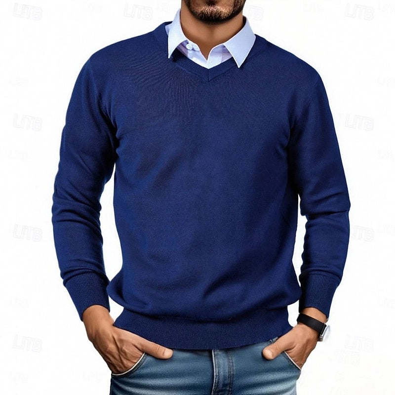Douglas | Refined V-Neck Sweater