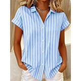 Bridget | Striped Collared Shirt