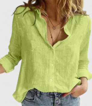 Ingrid | Relaxed Button-Up Blouse