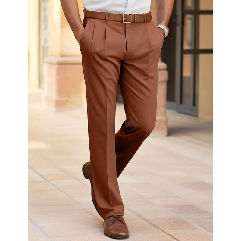 Harvey | Tailored Straight-Leg Pants