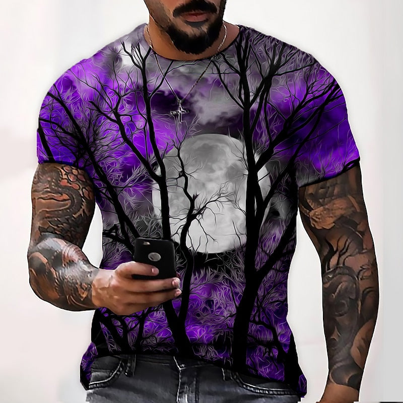 Xavier | Halloween Moonlit Forest Graphic T-Shirt