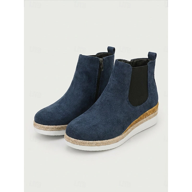 Marjorie | Wedge Chelsea Ankle Boots