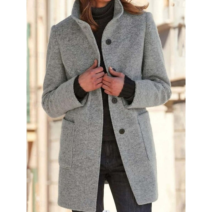 Adaline | Refined Stand-Collar Coat
