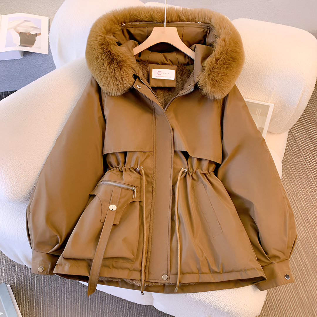 Brielle | Elegant Hooded Winter Parka