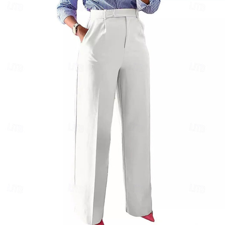 Winona | High-Waist Straight-Leg Trousers
