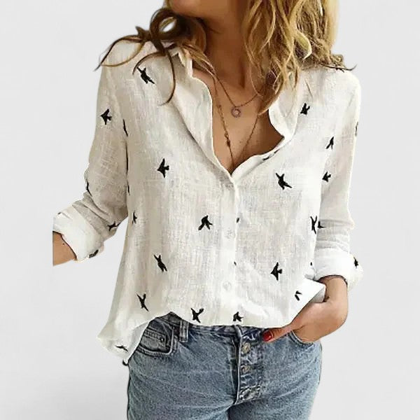 Ingrid | Relaxed Button-Up Blouse