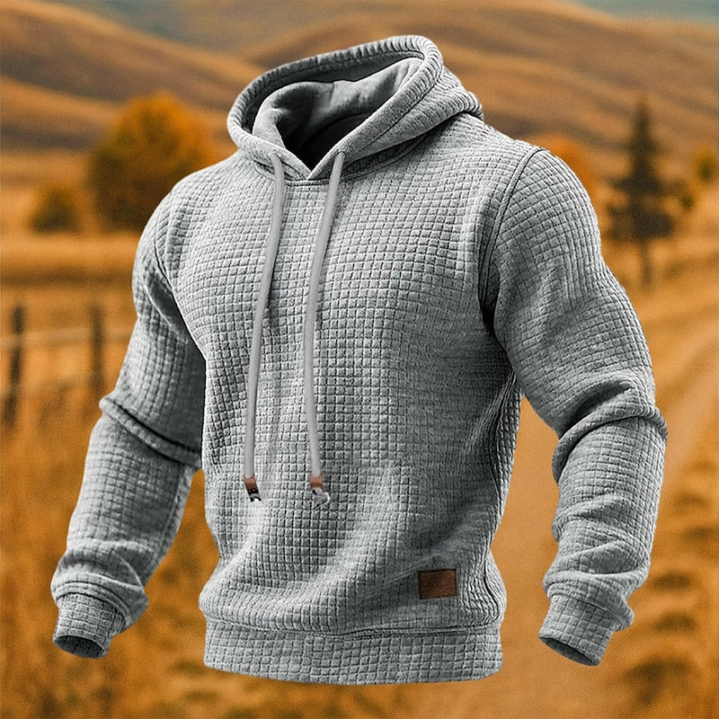 Weston | Textured Pullover Hoodie
