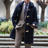 Alfred | Hooded Long Overcoat