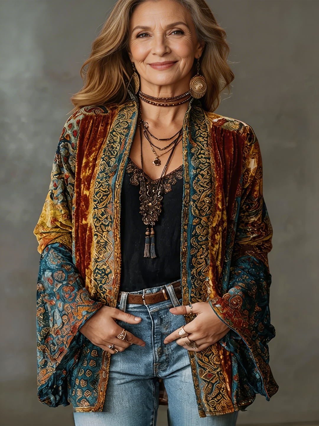 Delia | Ornate Bohemian Cardigan