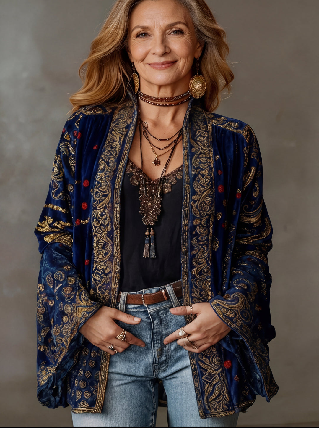 Delia | Ornate Bohemian Cardigan