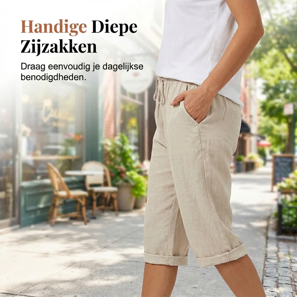 Corinne | Relaxed Drawstring Shorts