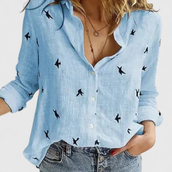 Ingrid | Relaxed Button-Up Blouse