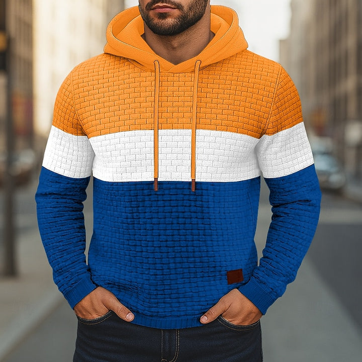 Wesley | Color Block Hooded Pullover