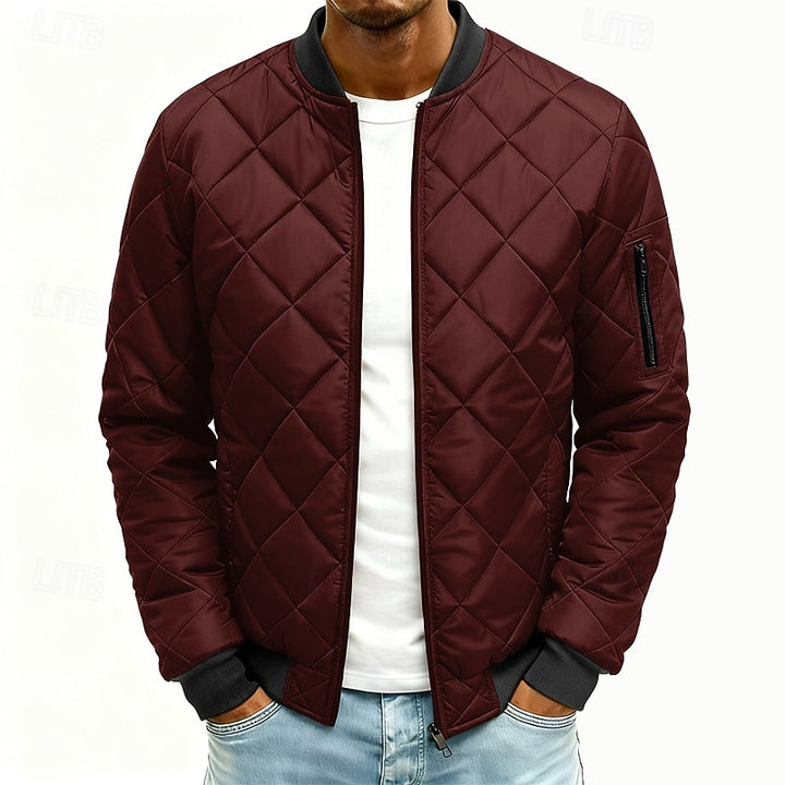 Garrick | Quilted Bomber Jacket