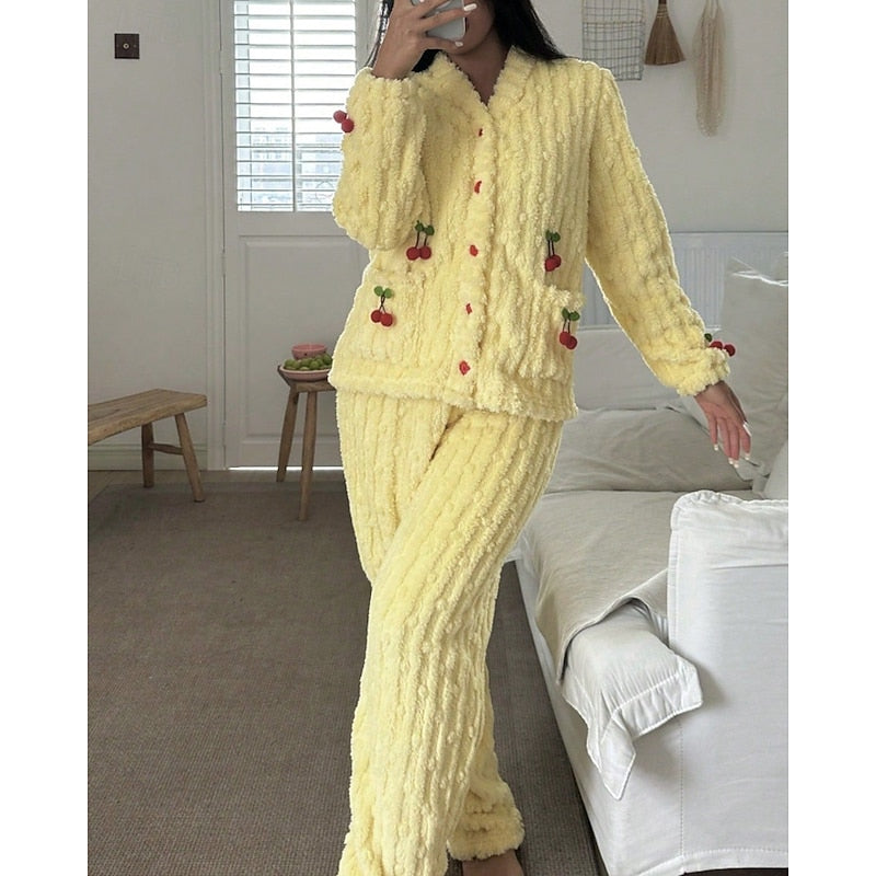 Elsie | Cozy Textured Lounge Two-Piece Set